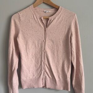 GAP Pink Cardigan Sweater
